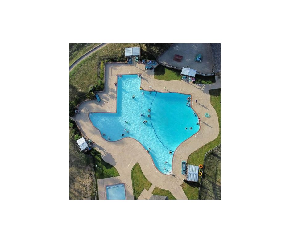 Hilltop Lakes Texas Shaped Pool