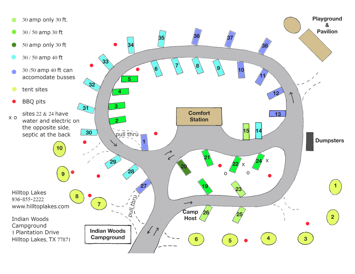 Indian Woods Map