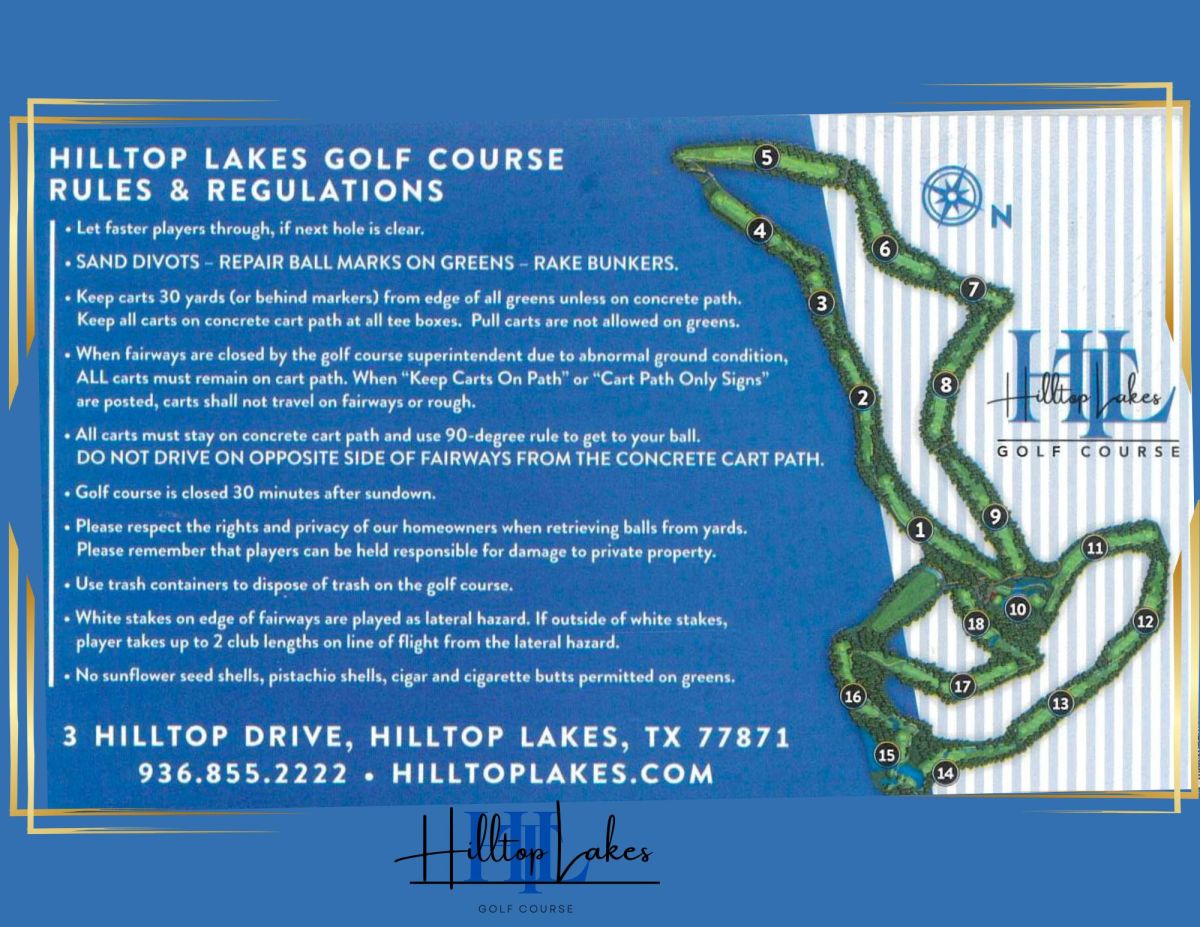 Hilltop Lakes Golf Info